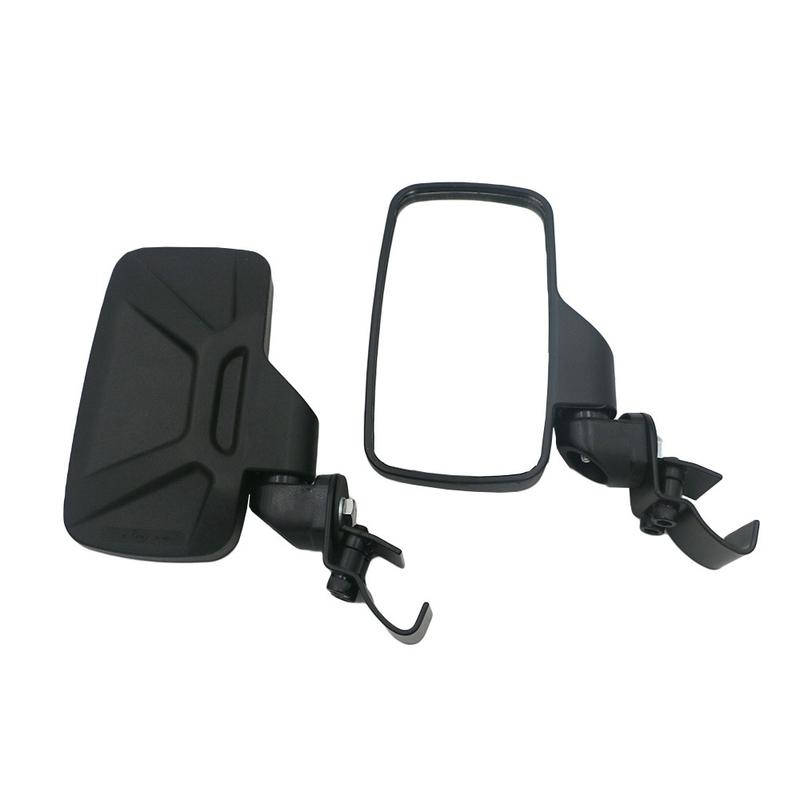 2Pcs Car Rear View Mirrors ATV UTV Rearview Mirror for Grooved Tube/Polaris Ranger XP 900/Can-Am Maverick Trail/EV & EVLI-ION