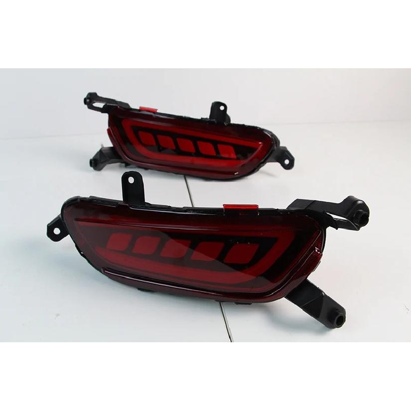 Car Flashing 1Set Reflector For Mazda CX-3 CX3 2015 2016 2017 2018 Car LED Rear Fog Lamp Brake Light Turn Signal Light