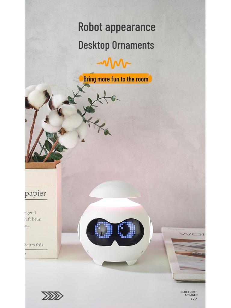 Wake-Up Alarm Clock with Bluetooth Speaker and Night Light for Students