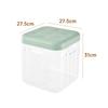Transparent Square Storage Stool with Flip-Top Lid - Large Capacity Multi-Functional Organizer for Toys and Accessories