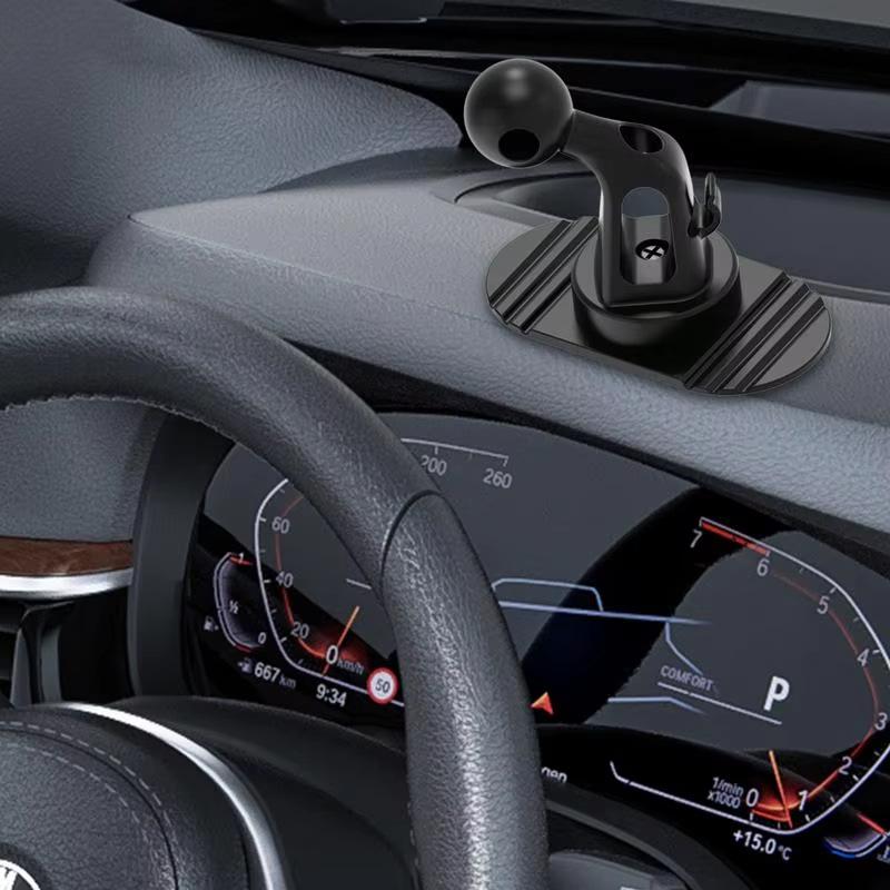 17mm Ball Head Car Dashboard Phone Holder with 360° Rotation
