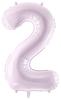 Balon Foliowy Cyfra 2 Dwa Fiolet 72Cm