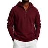 Men's Half Zip Hooded Sweatshirt Color for Winter Casual Wear