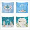 Cross-border Home Tapestry Christmas Tree Decoration Beach Towel Fashionable Beach Shawl Canvas