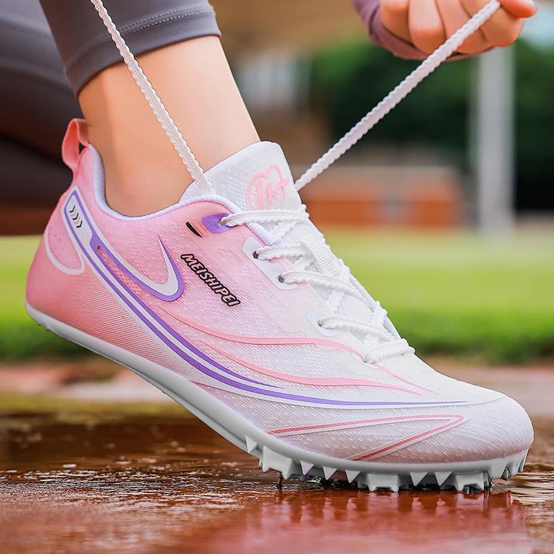 Fashion Field Nails Sneakers Men Women Lightweigh Comfortable Woman Running Spikes Shoes Breathable Non-slip Student Track Shoes
