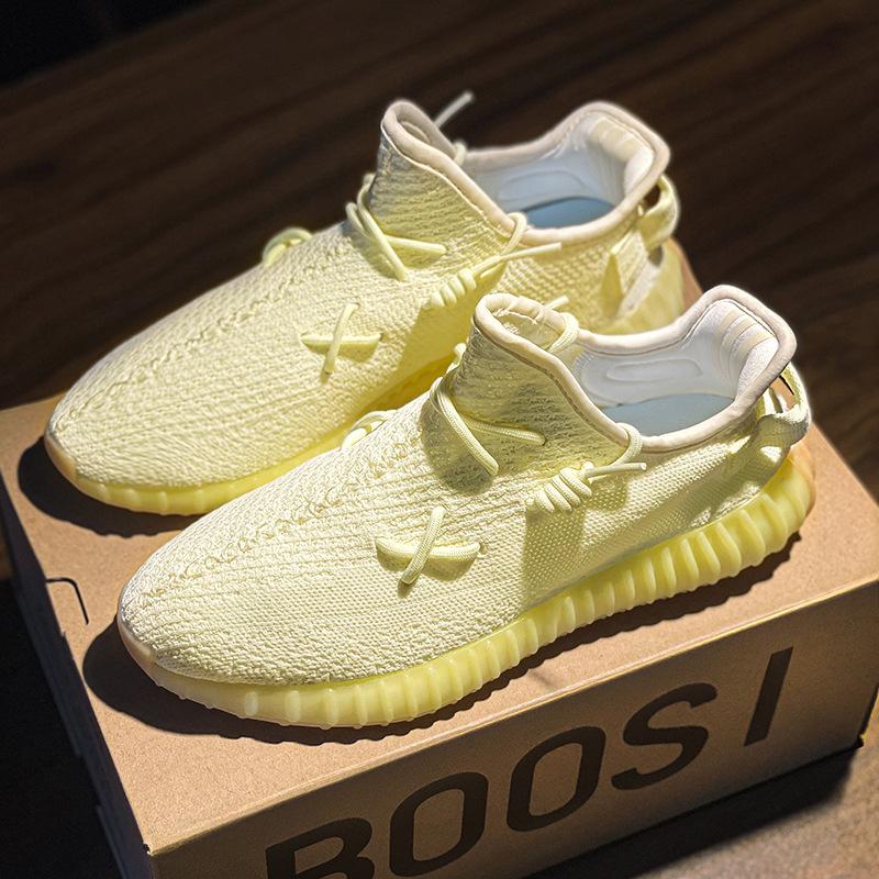 Putian coconut shoes are really explosive large size shoes 350 black gypsy stars breathable casual men's and women's sports shoes running sports shoes