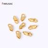 14k/18k Real Gold Plated Brass Metal Lobster Clasps For DIY Bracelets Necklace Handmade Jewelry Making Components