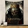 Vintage Megadeths Heavy Metal Rock Band Hanging Bohemian Tapestry Hanging Tarot Hippie Wall Rugs Dorm Japanese Tapestry