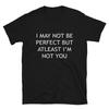 I M ATLEAST NOT YOU Funny Adult Humor T-Shirt