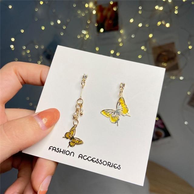 

17 км корейские серьги-капли с кисточками и жемчугом для женщин, модные висячие серьги с геометрическим рисунком, золотые, лунные и звездные, подарки, ювелирные изделия