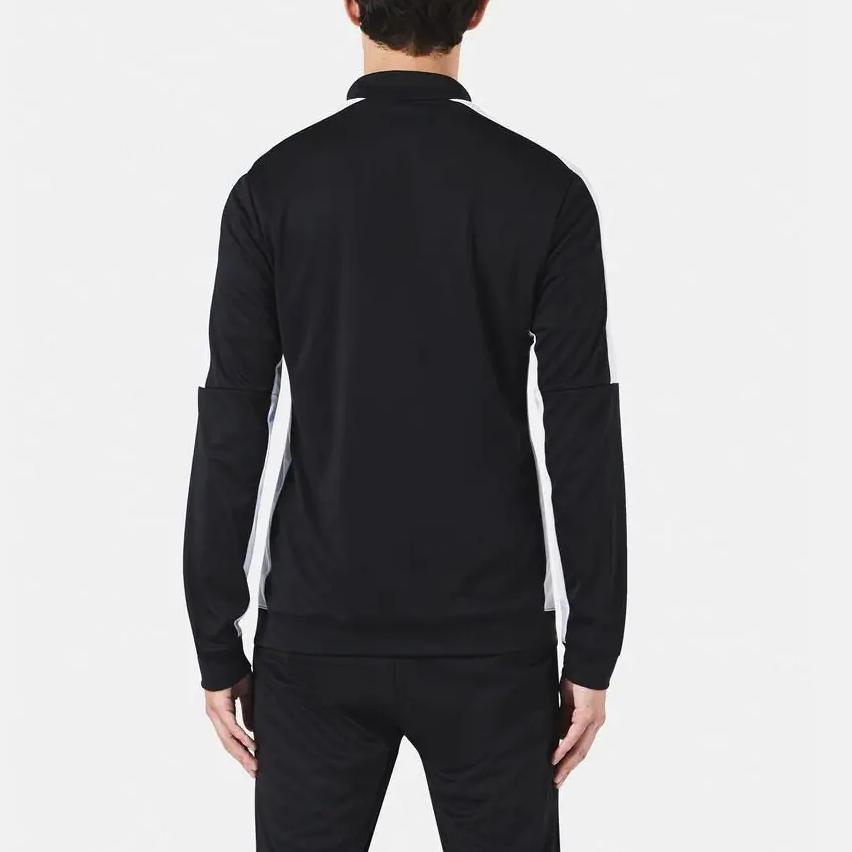 Nike Logo Color Block Printed Stand Collar Zip Long Sleeve Work Jacket Men Jackets Black DR1681-010