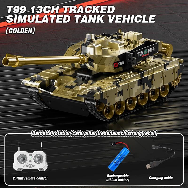 Non-Toxic Remote Control Tank 13 Channel Rc Tracked Truck Electric Car Battle App Controlled Machine Children'S Toys For Kids Children Gifts