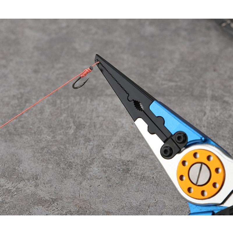 Aluminum Alloy Multifunction Fishing Pliers, Suitable for Anglers Campers Cutting Lines and Hook Removal, Bottle Opening