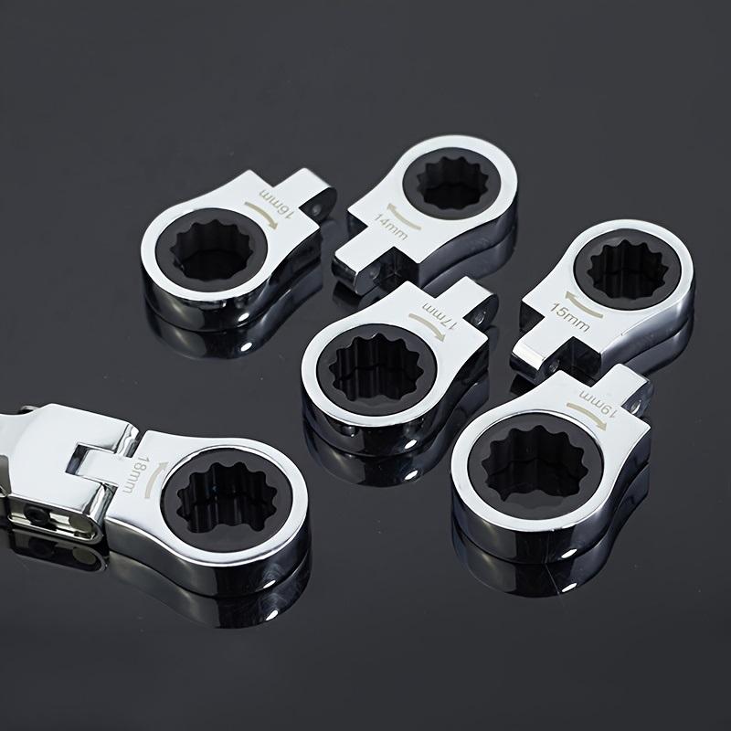 8-in-1 / 13-in-1 Interchangeable Head Ratchet Wrench Set | Flexible Head & Chrome Vanadium Steel