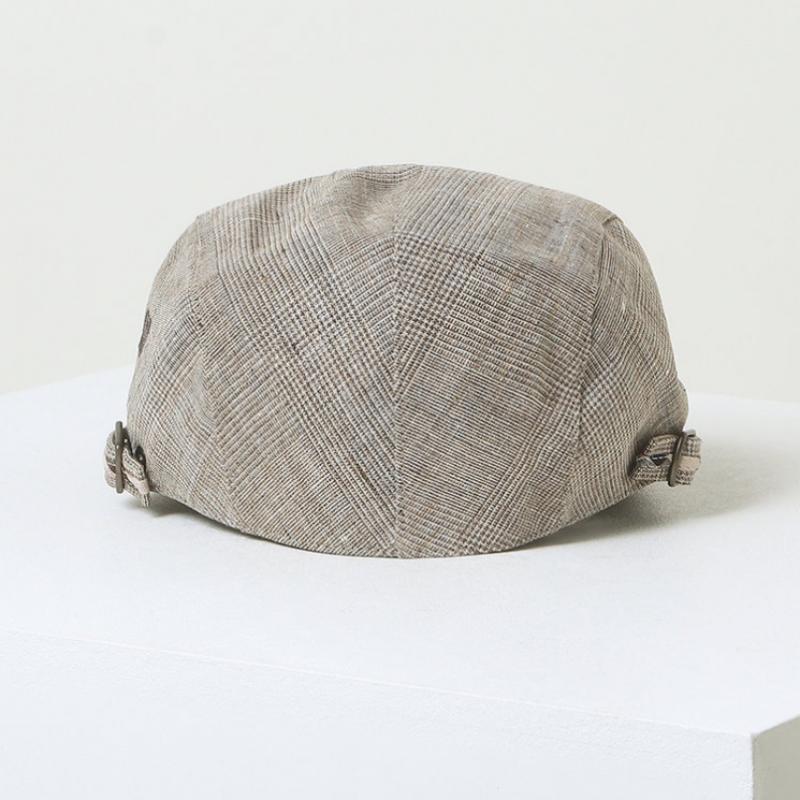 Daks Men S Brown Logo Hunting Cap Dbhe5e754w3