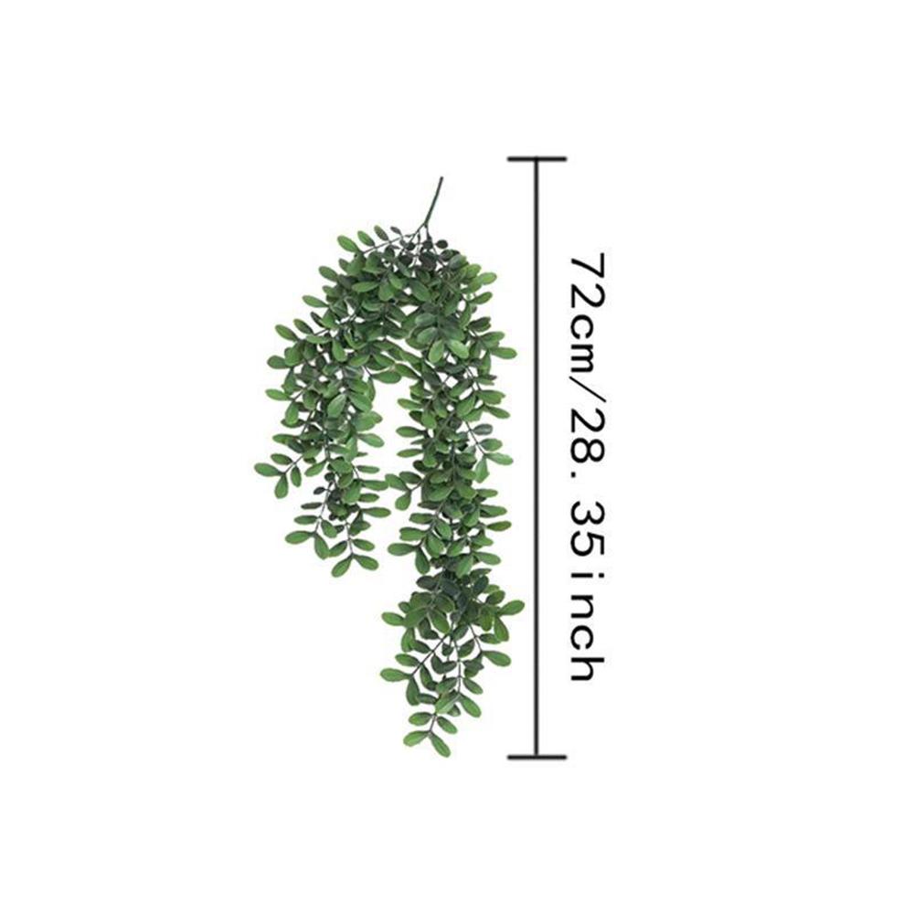1PC Artificial Hanging Simulated Green Plants, Locust Leaves, Wall-Mounted Vines For Shading And Wall Decoration