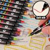 Nieuwe Professionele Kunst Gebruik 48/72-Kleuren Acrylverf Markers Dubbele Punt Fijne En Kwastpunt Pennen, Geschikt Voor Steen Hout Kalligrafie