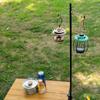 Light Stand with Stake Double Hook Lantern Hanger Adjustable Simple Installation Accs Camping Lantern Holder for Camping Picnic