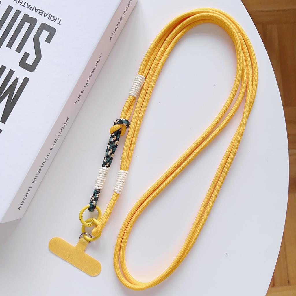 DIY 2-In-1 Mobile Phone Universal Lanyard, Crossbody Long Rope, Finger Rope, Fashionable Mixed And Matched Anti-Loss Rope