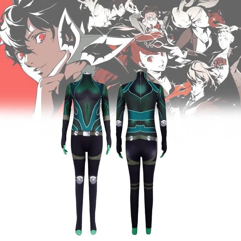 Persona 5 Navi Sakuna Cosplay Jumpsuit For Gaming Character Role Play Unisex