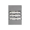 KATO N Gauge E7 Series Hokuriku Shinkansen Expansion Set A, 3 Cars 10-1222, Train Model White