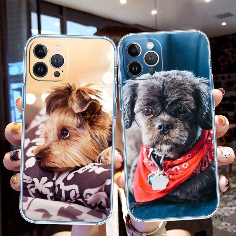 BF49 DOG Poodle Soft Shell Transparent Phone Case for Motorola Moto G7 G8 G9 G84 G85 G73 G24 G15 Z2 Play Power Plus