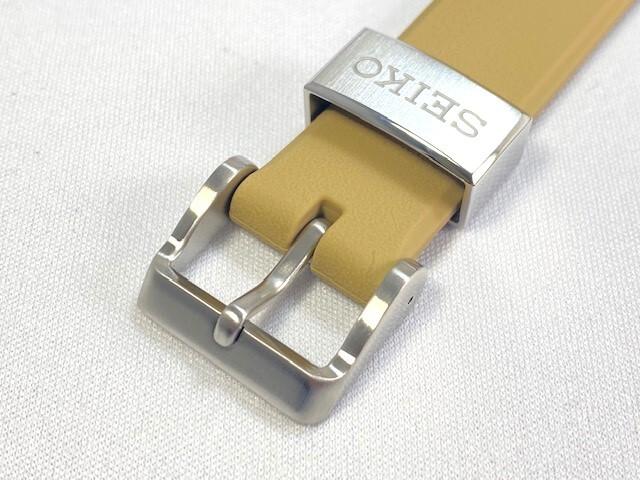R03L013J0 SEIKO Prospex 20mm Genuine Silicone Band Beige for via SBDY089/4R35-04R0 (Ships Nekoposu)
