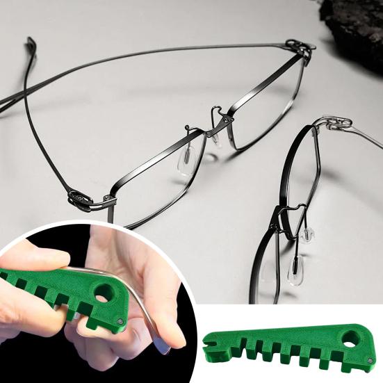 Eyeglass Curvature Adjuster Glasses Frame Bender for Precise Temple Arm Adjustment Protects Frames Prevents Slipping DIY
