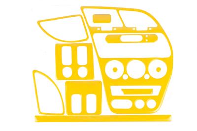 Panel Overlays 1997-2001 (yellow) for Peugeot 306