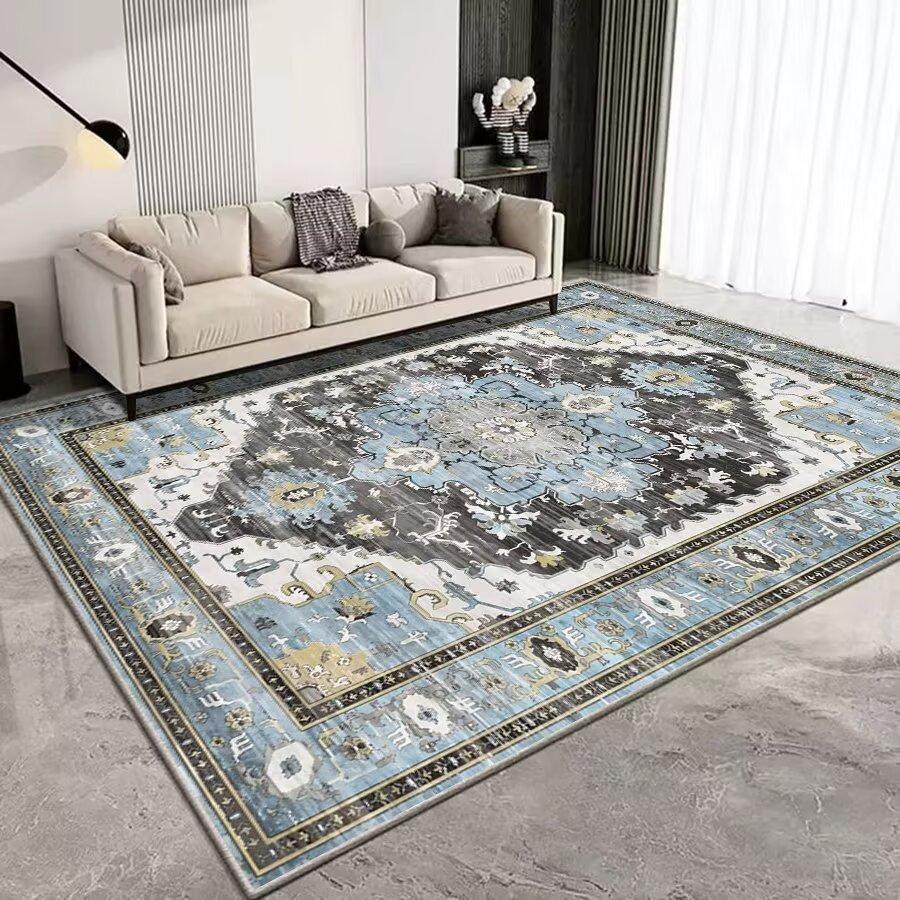 Persian Retro Large Living Room Carpet Boho Decoration Home Sofa Area Rugs 200X300 Cm Hall Coffee Tables Easy Clean Floor Mats