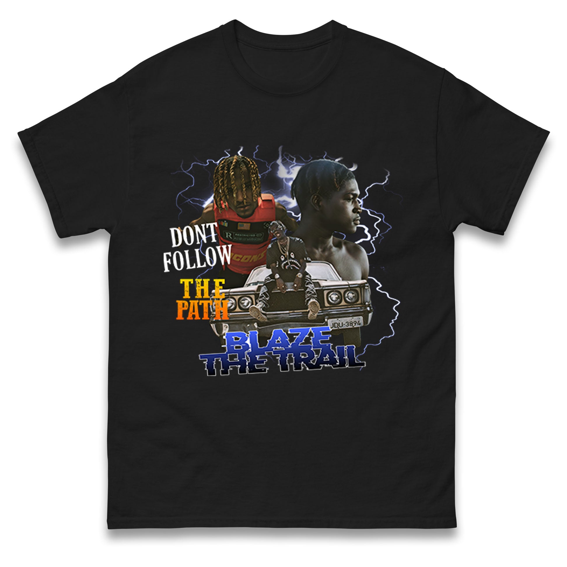 Hip Hop Blaze The Trail T Shirt Tshirt Mens Womens Unisex Tops Tees 4XL