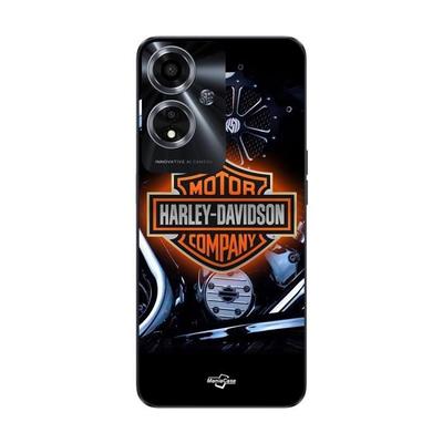 Case - MANIACASE - Oppo A59 5G - Black - Harley Davidson Logo - Flexible