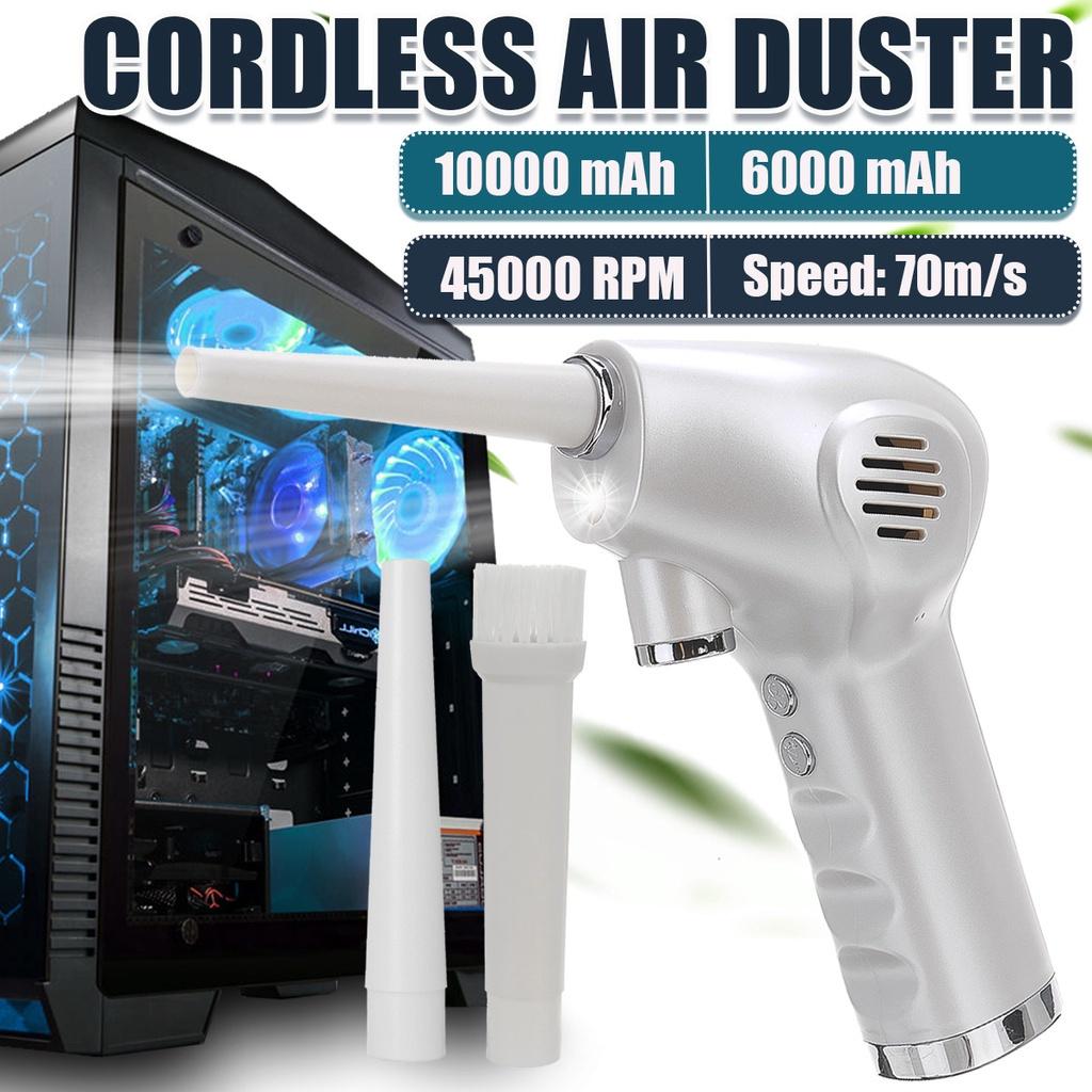 

Беспроводной пылесос 6000/10000 мАч для чистки компьютера, заменяет баллоны со сжатым газом, перезаряжаемый очиститель-воздуходувка 6000mah