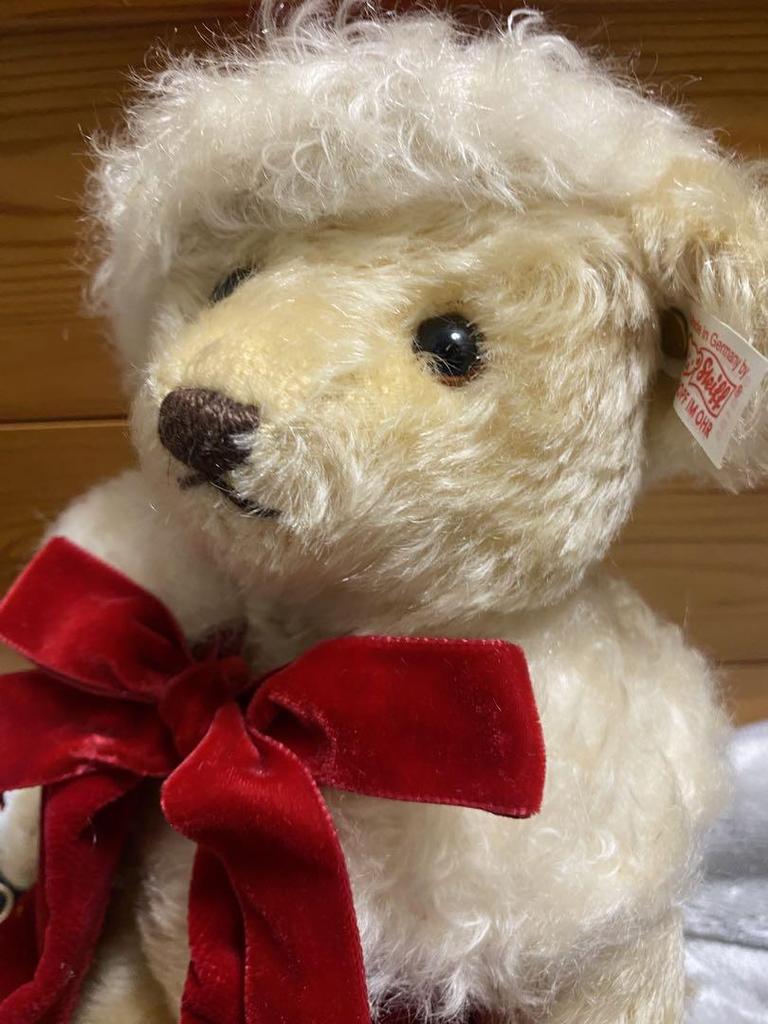 [USED] Steiff Asian Santa Teddy Bear 2004