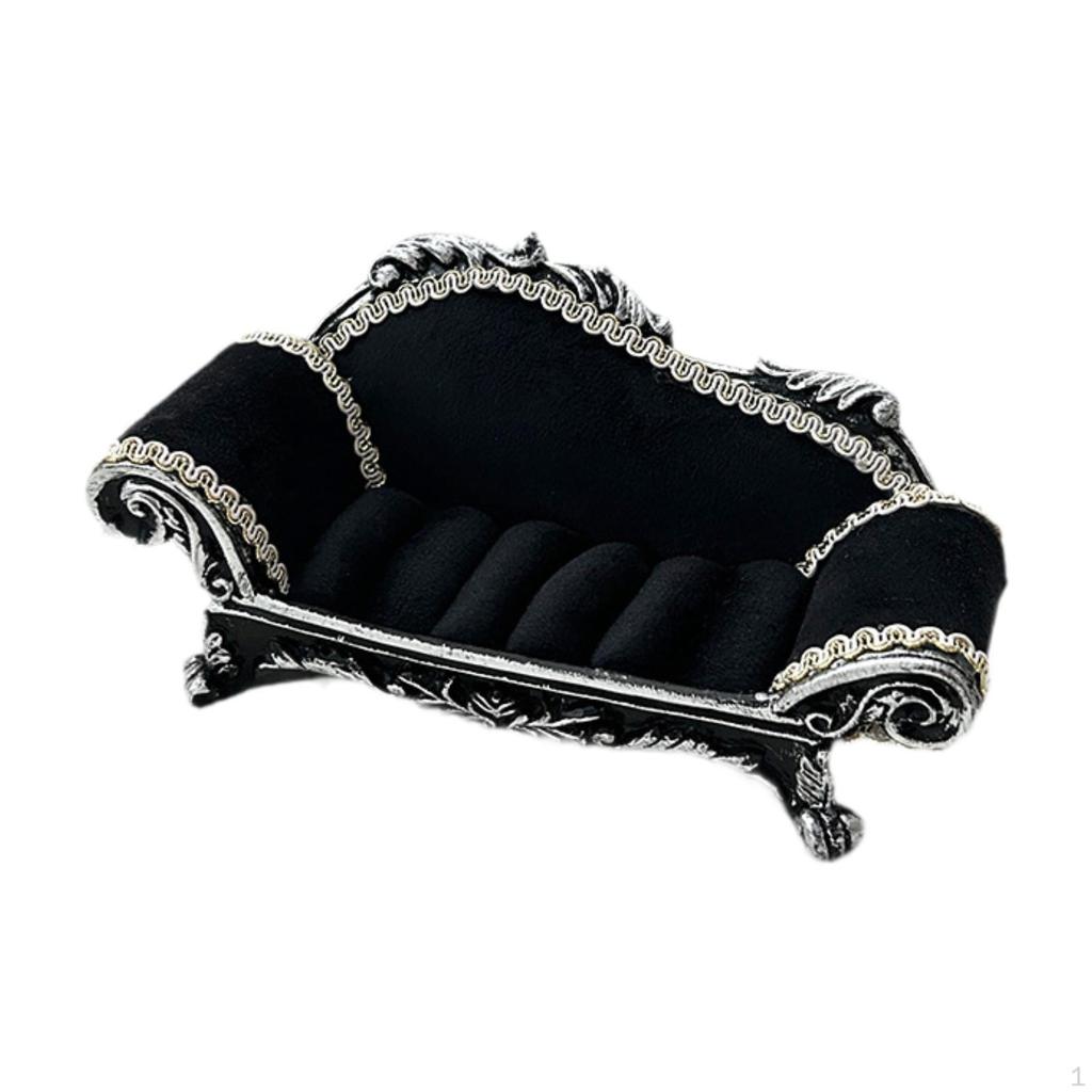 Doll Furniture Sofa, Jewelry Holder, Miniature Scene Supplies