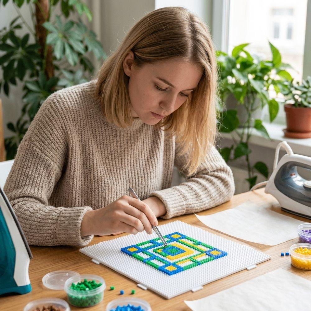 78x78Pins Fuse Beads Pegboards Heat Resistant Hama Beads Pegboards  Craft Supplies