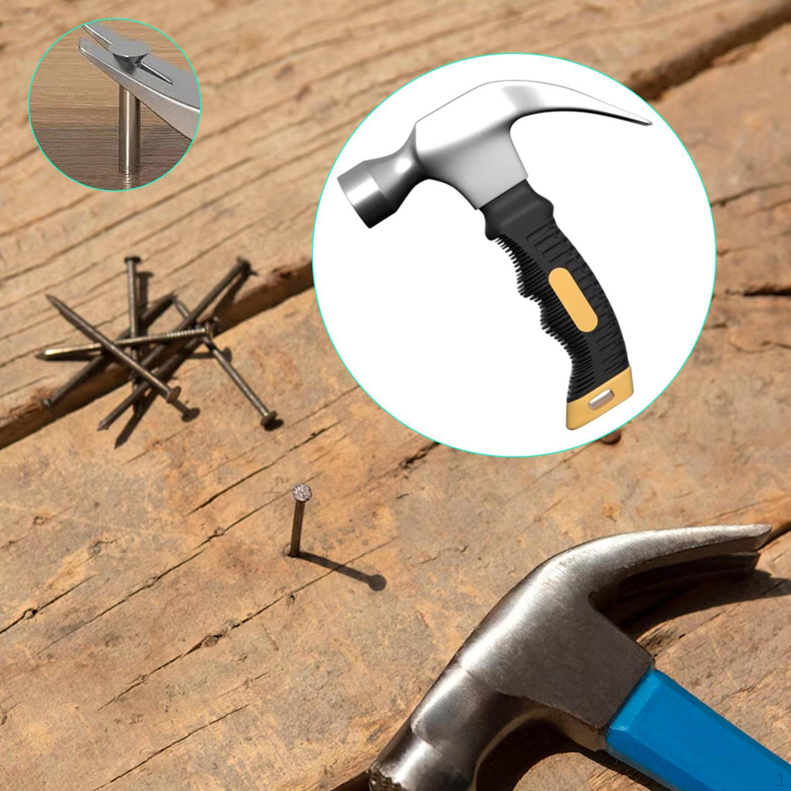 Carbon Steel Claw Hammer, Ergonomic And Comfortable Handle, Portable, Professional, Labor-Saving,