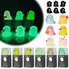 Glow-in-The-Dark Mini Ghost Figurines for Halloween Decoration Luminous Resin Cute Miniature Spooky Ghost with Box Party Favors