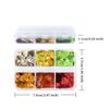 Colorful Ginkgo Leaf Nail Glitter Sequins Mixed Shiny Fallen Leaf Flakes DIY Autumn Nail Art Decoration Accessories Tool