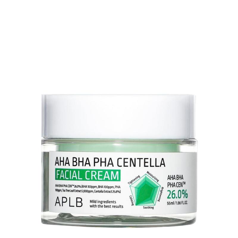 AHA BHA PHA Centella Facial Cream