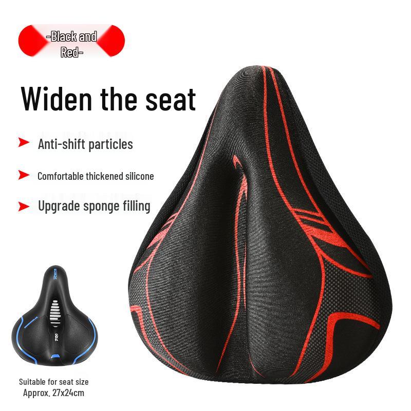 Thickened Silicone Seat Cover for Mountain and Folding Bikes