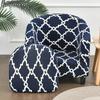 Printing Single Club Chair Cover Sofa Cover Full-covering Protective Cover Semi-circular Bathtub-shaped Sofa Cover Cushion
