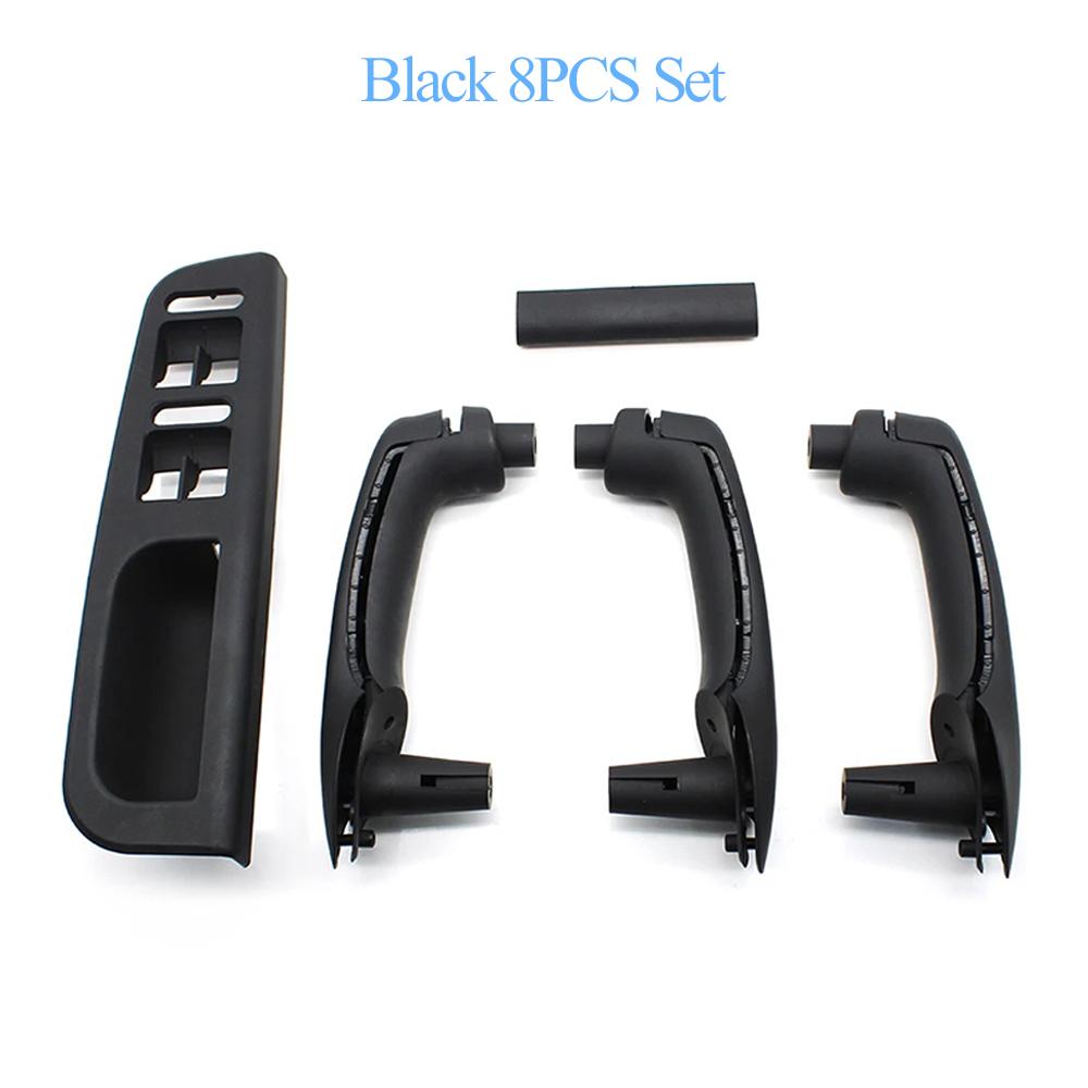 LHD Interior Front Rear Left Right Door Armrest Panel Pull Handle Grab Cover For Volkswagen VW Bora Golf 4 MK4 Jetta 1999-2004