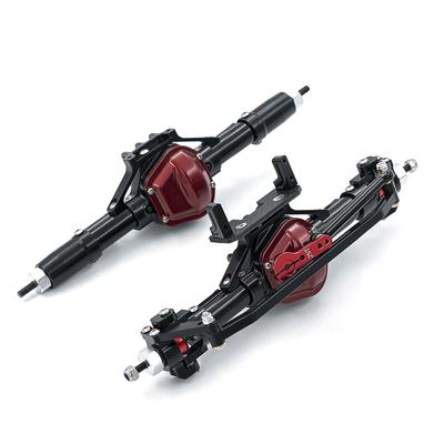 RC Car Front Axle Rear Axle Aluminum Alloy RC Axles Replacements for 1 10 Axial SCX10 RC Car