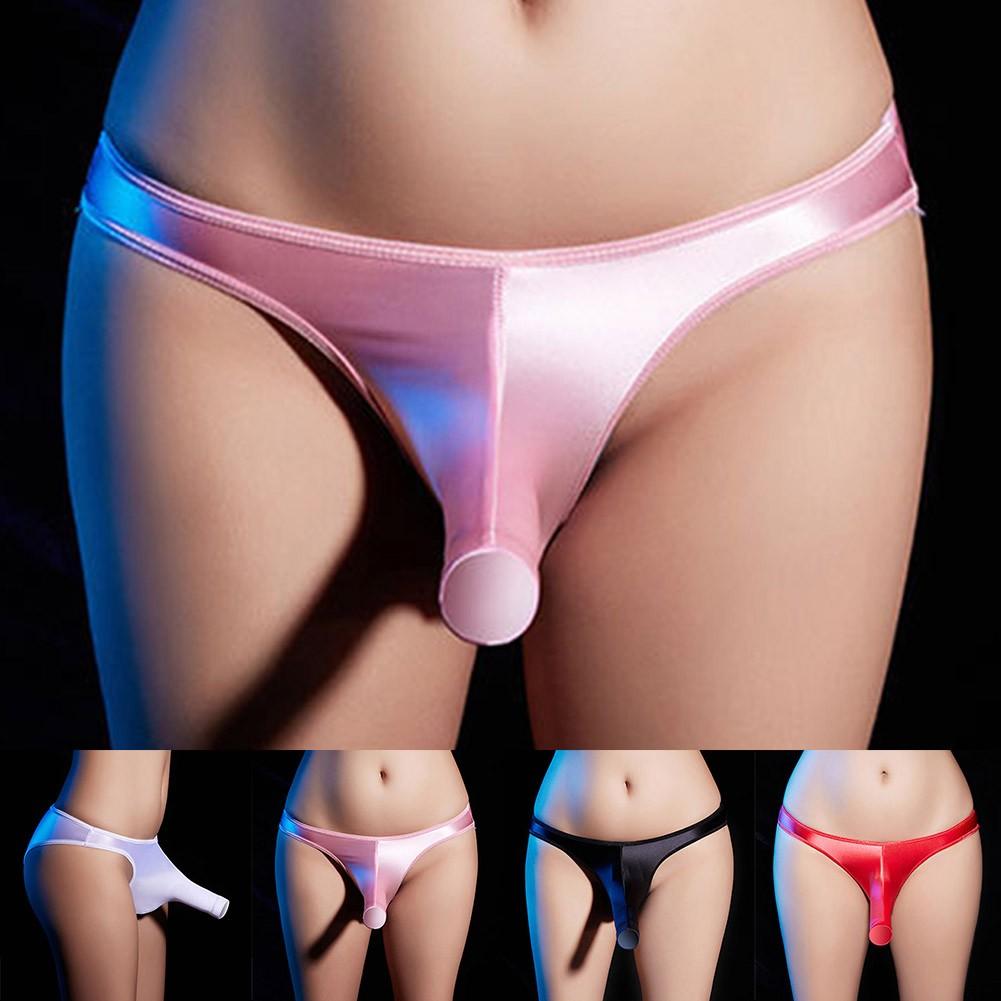 Underwear Briefs Erotic Lingerie Knickers Mans Oil Shiny