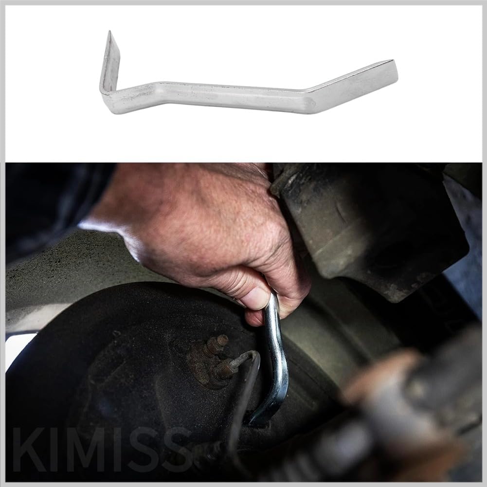 KIMISS Brake Adjusting Tool, Metal Offset Brake Spoon Professional Brake Adjusting Tool Auto Repair Tool Universal for Car
