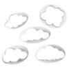 5Pcs Cloud Cake Cookie Biscuit Cutter Fondant Mold Decorating DIY Baking Tool