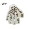 Spooky Hair Clips for Women Halloween Skeleton Hand Claw Clip Women, Mini Gothic Clip, Acrylic Styling Tools Accessory with Sequins Thick and