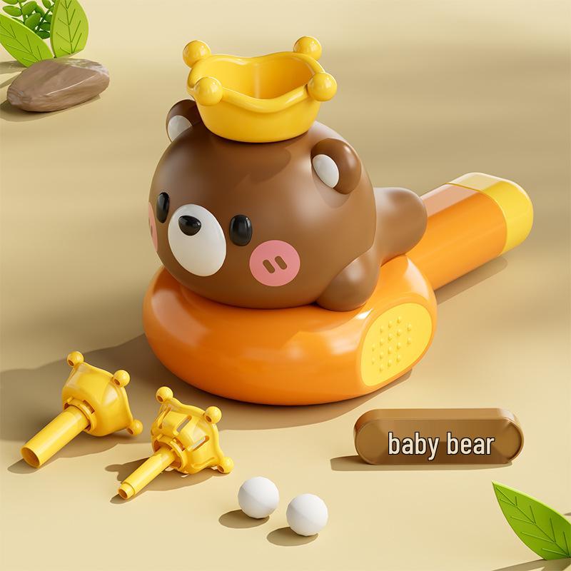 Children's Cartoon Whistle Toy with Lanyard: Small Trumpet, Floating Ball, Water Bird Design for Lung Capacity Exercise