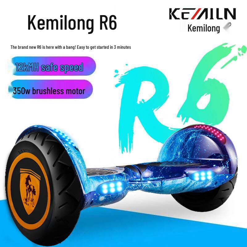 Patinete Eléctrico Autoequilibrado Inteligente KemaiLong R6 (Versión CN)